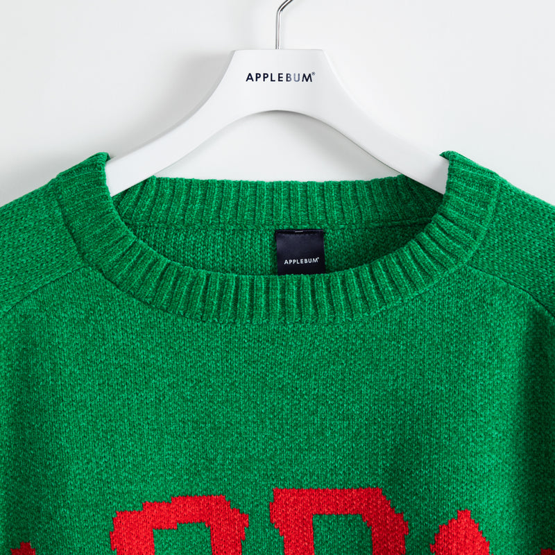 "APBM" Crew Sweater [Green] / 2320502