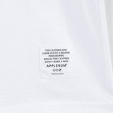 "Nice! APPLEBUM" 3/4 Sleeve Raglan T-shirt [White] / 2411138