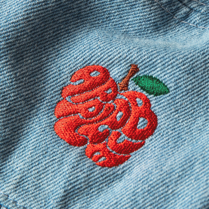 “Apple Logo" Denim Bucket Hat [L.Blue] / 2420906