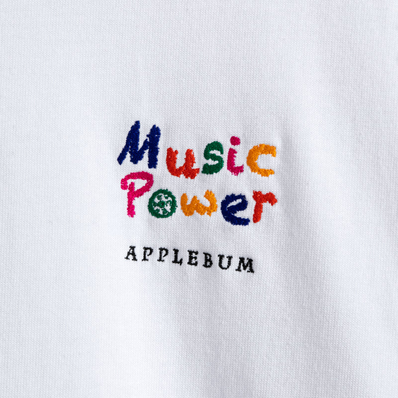 "Music Power Class" L/S T-shirt [White] / 2321104