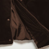 Synthetic Suede Innercotton Jacket [Dark Brown] / 2420612