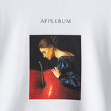 "Love Applebum" Heavy Weight L/S T-shirt [White] / 2321106