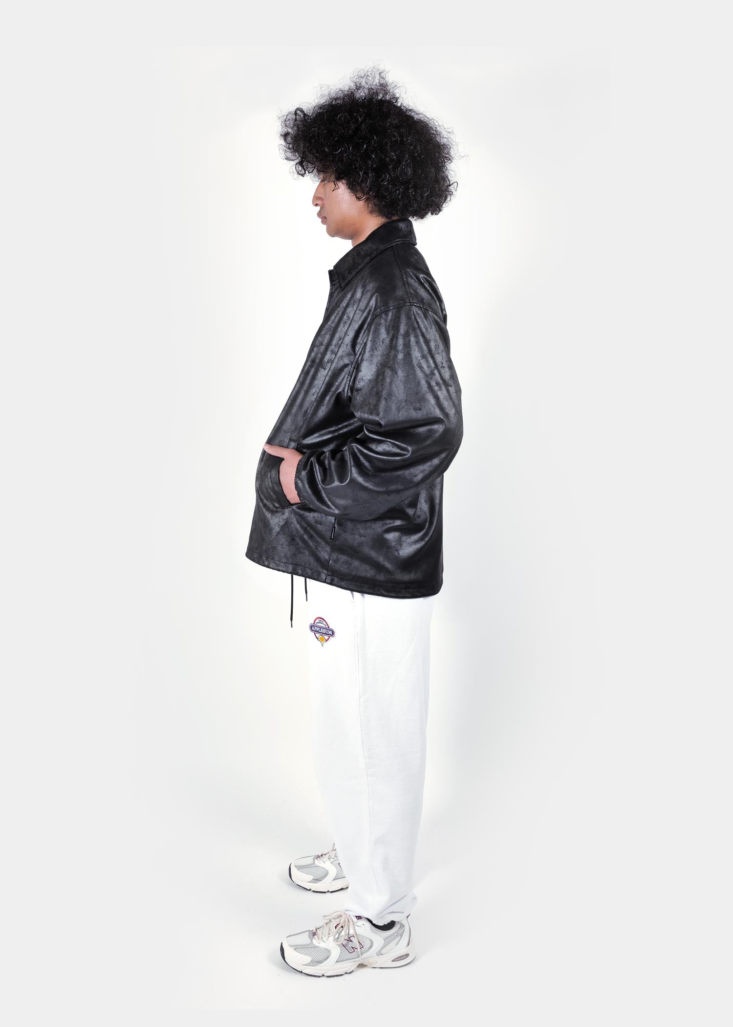 Synthetic Leather Jacket / 2520618