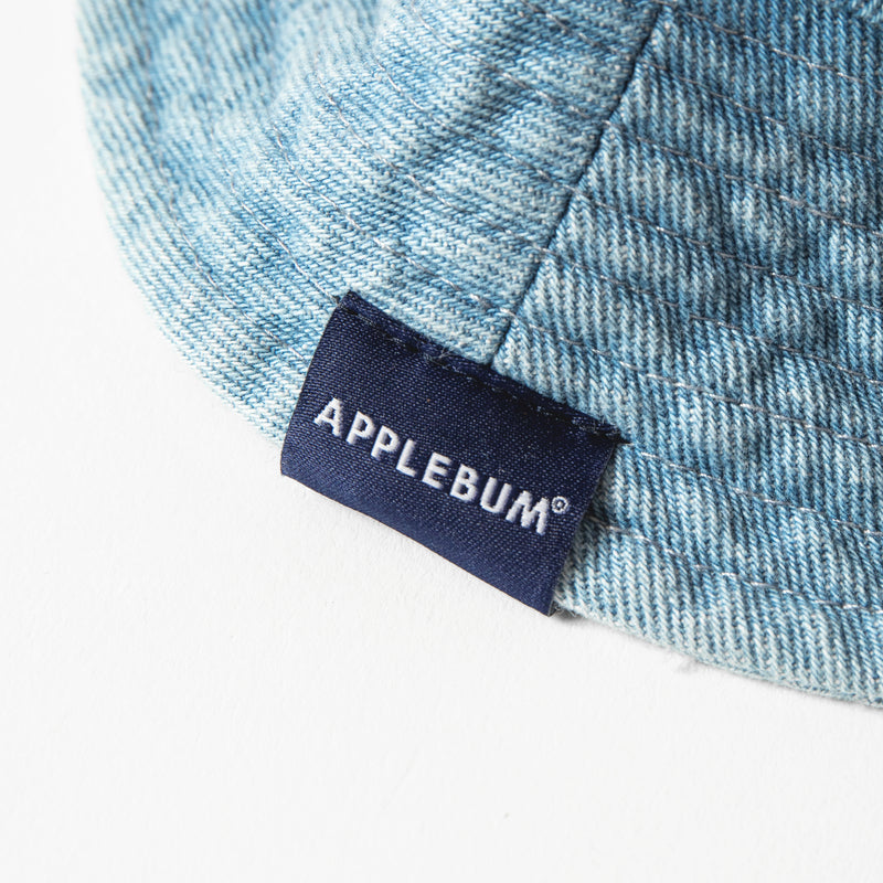 “Apple Logo" Denim Bucket Hat [L.Blue] / 2420906