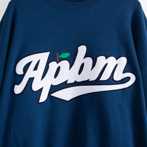 "APBM" Big Crew Sweat [Blue] / 2320401