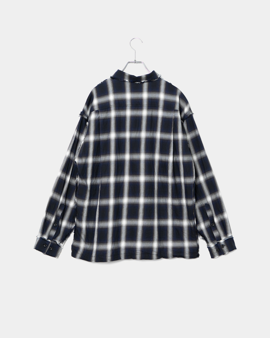 【3月販売予定】Cut Off Ombre Check Shirt / 2610202
