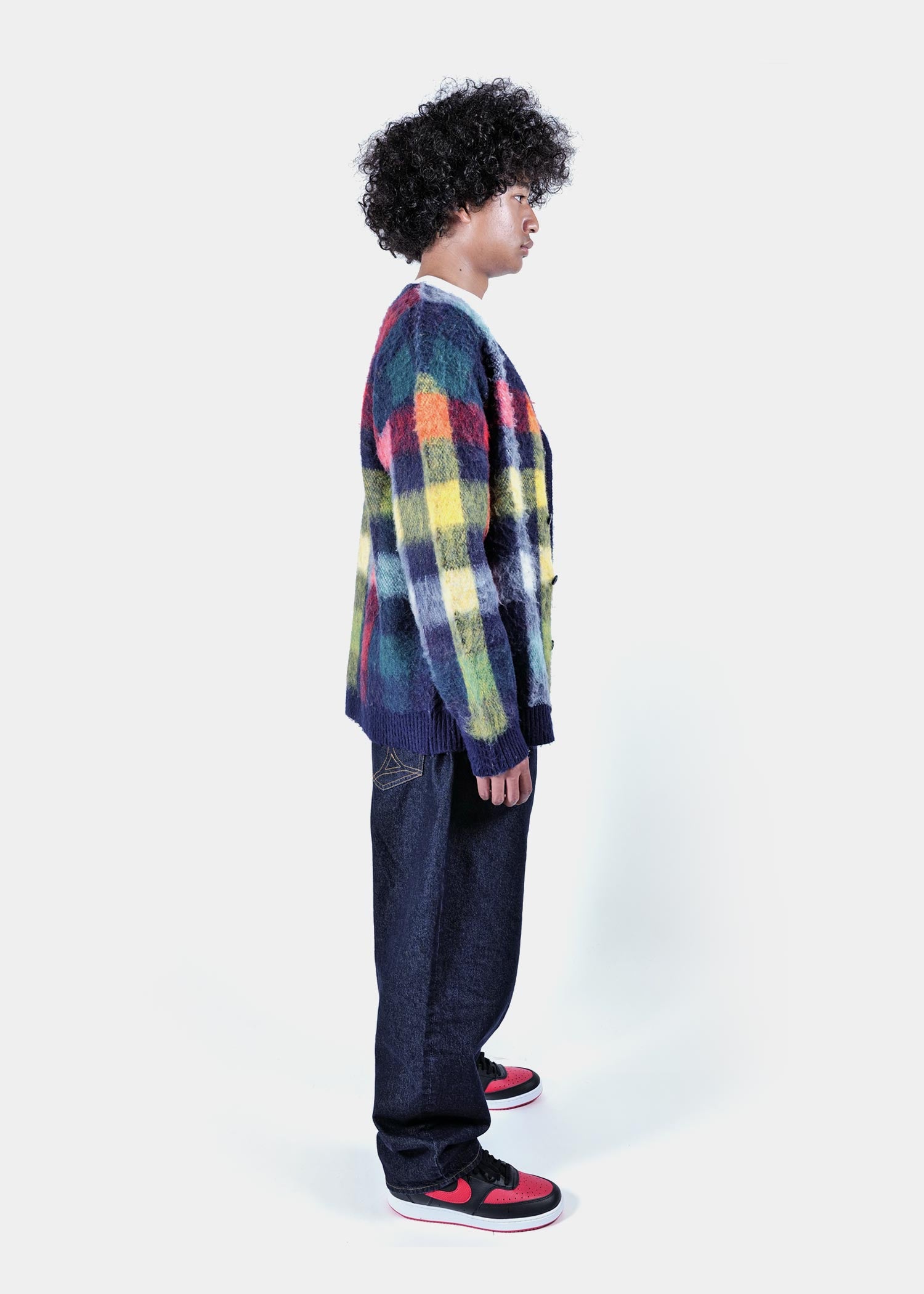 Check Knit Cardigan / 2520501
