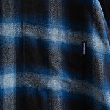 L/S Half Zip Nel Shirt [Blue] / 2320202