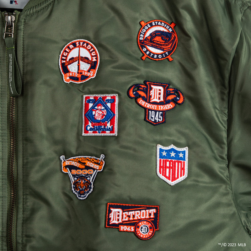 "Detroit Tigers" MA-1 Jacket [Khaki] / ML2320601D