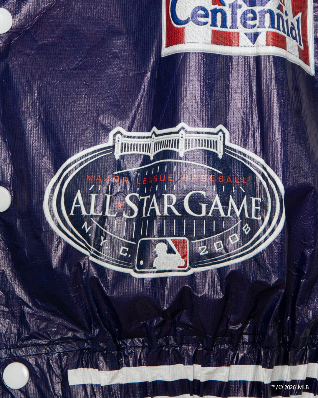 "NY Yankees" Tyvek Stadium Jacket / ML2620601Y