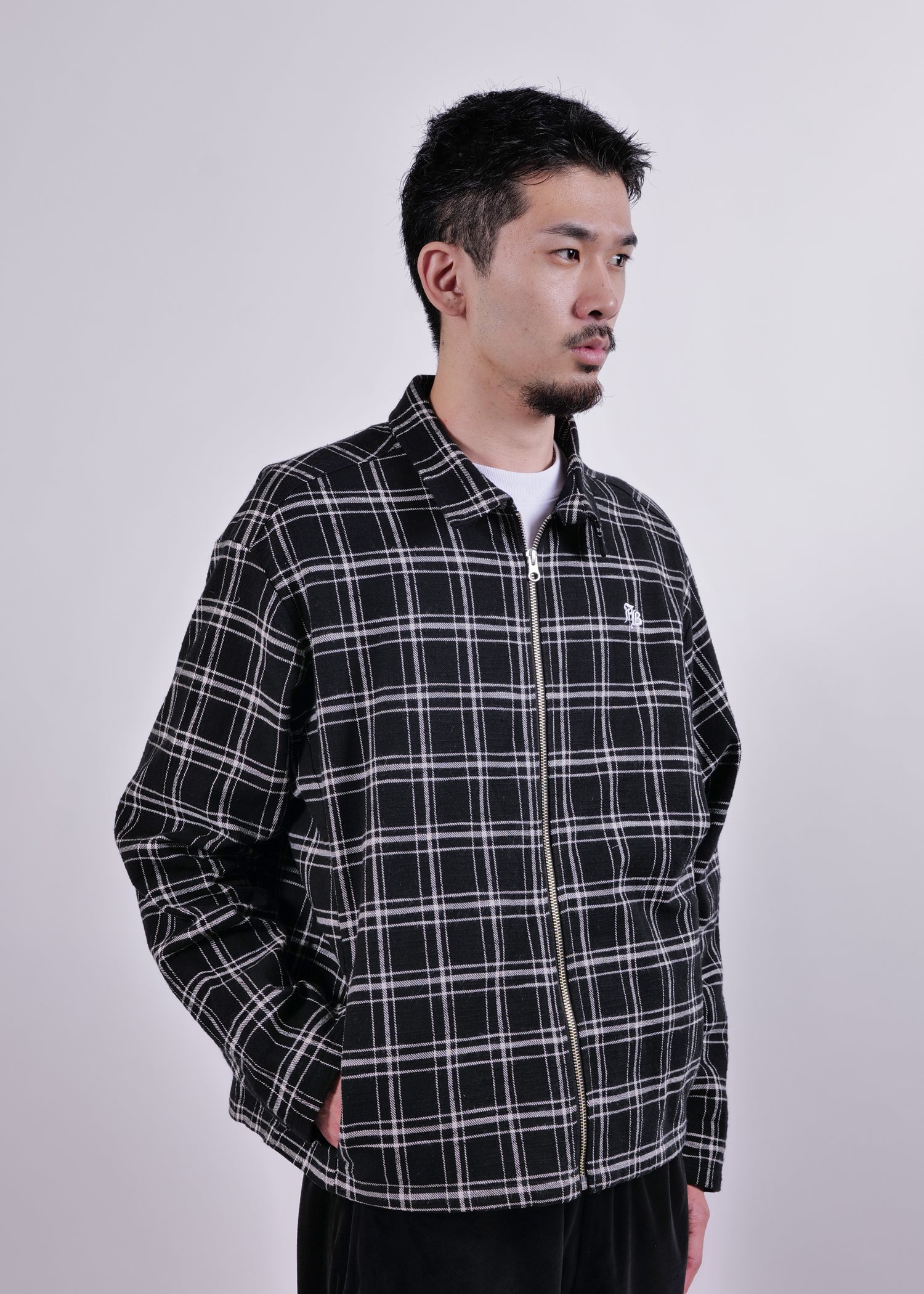 Zip Up Shirt Jacket / 2520203