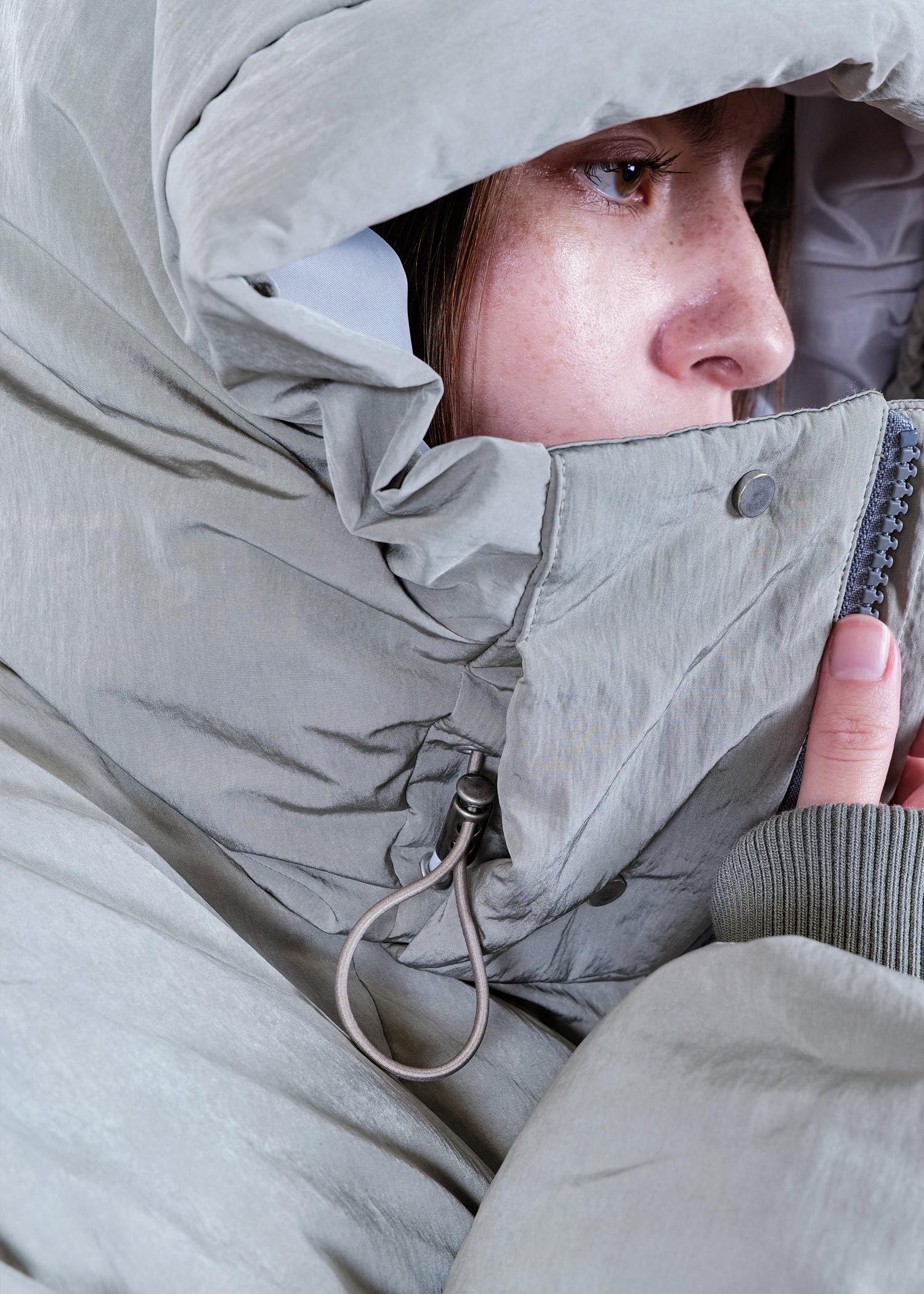 Short Puff Hood Jacket / 2520612