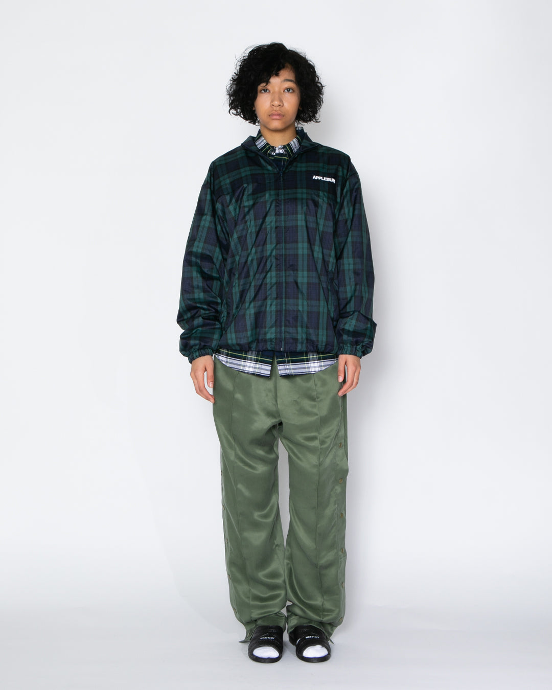 Check Taffeta Track Jacket / 2610605