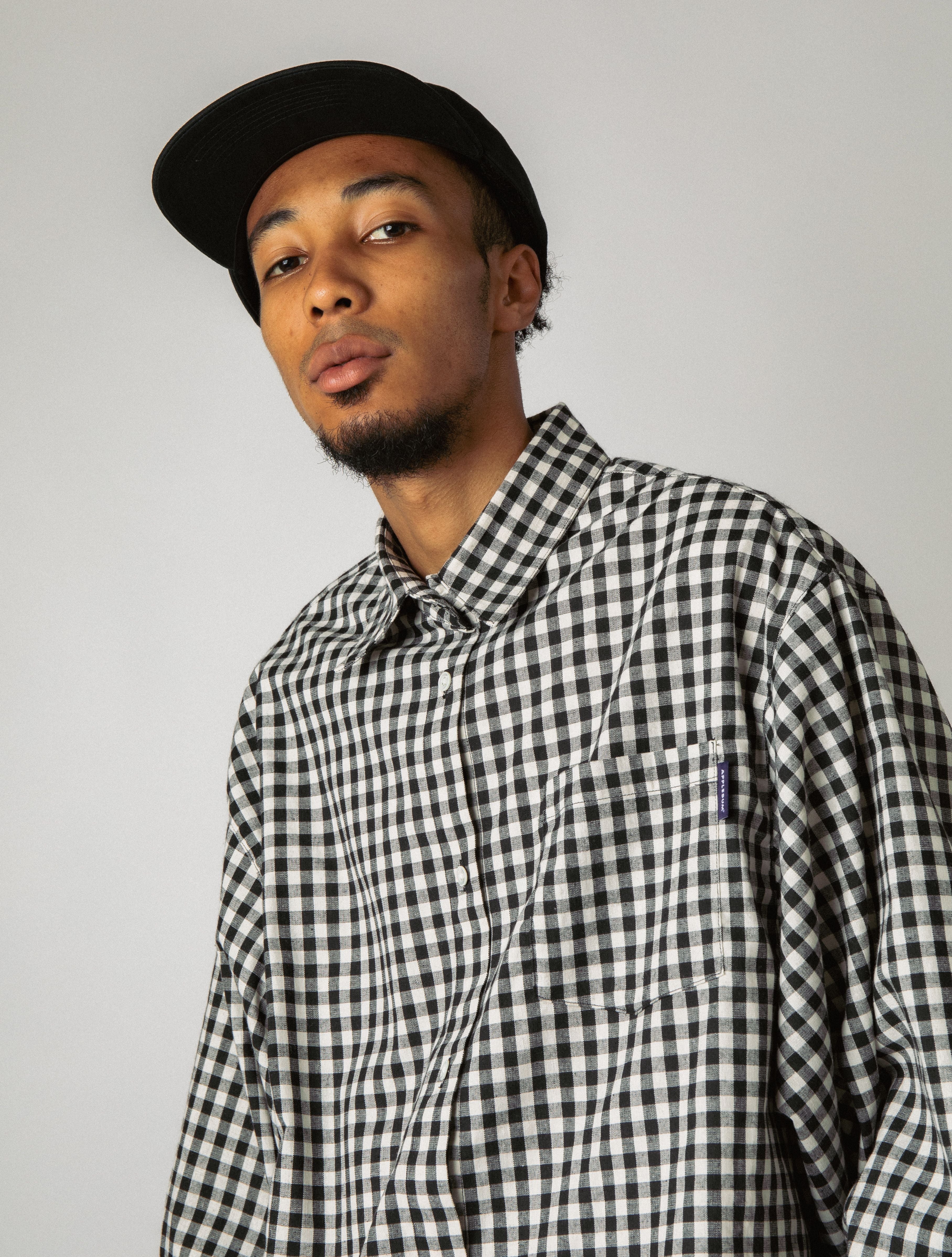 Gingham Check Oversize Shirt / 2420201