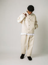 Loose Color Stretch Jacket [Ivory] / 2420618