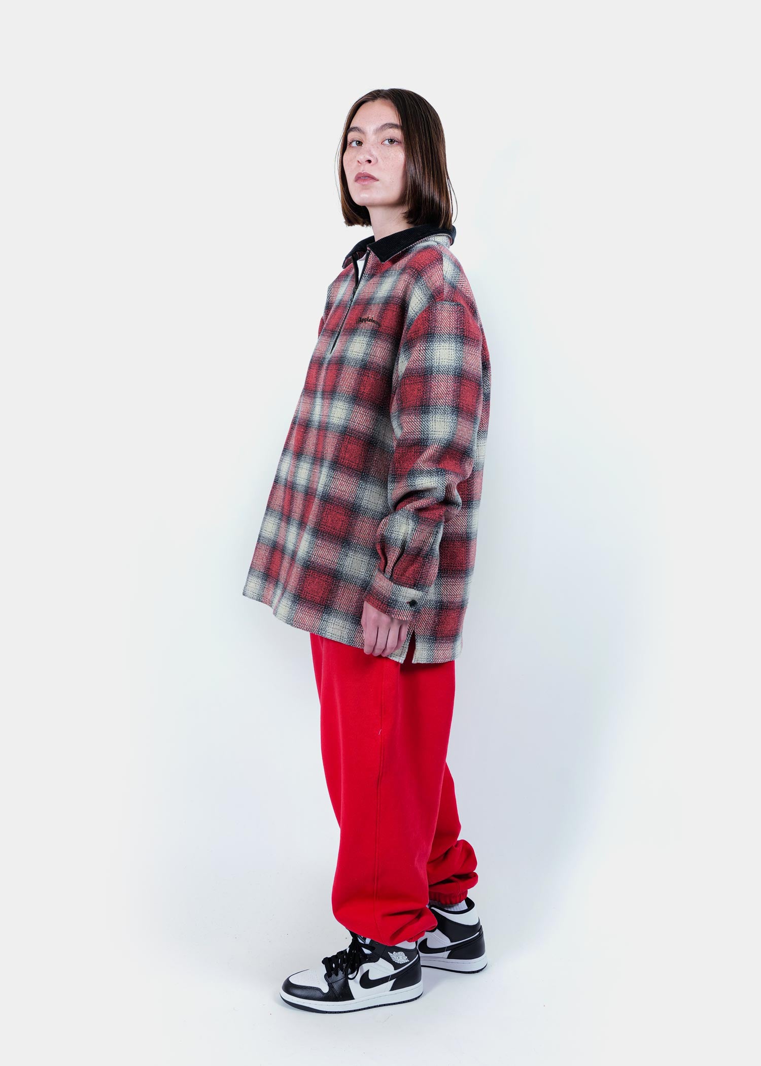 Half Zip Nel Shirt / 2520202