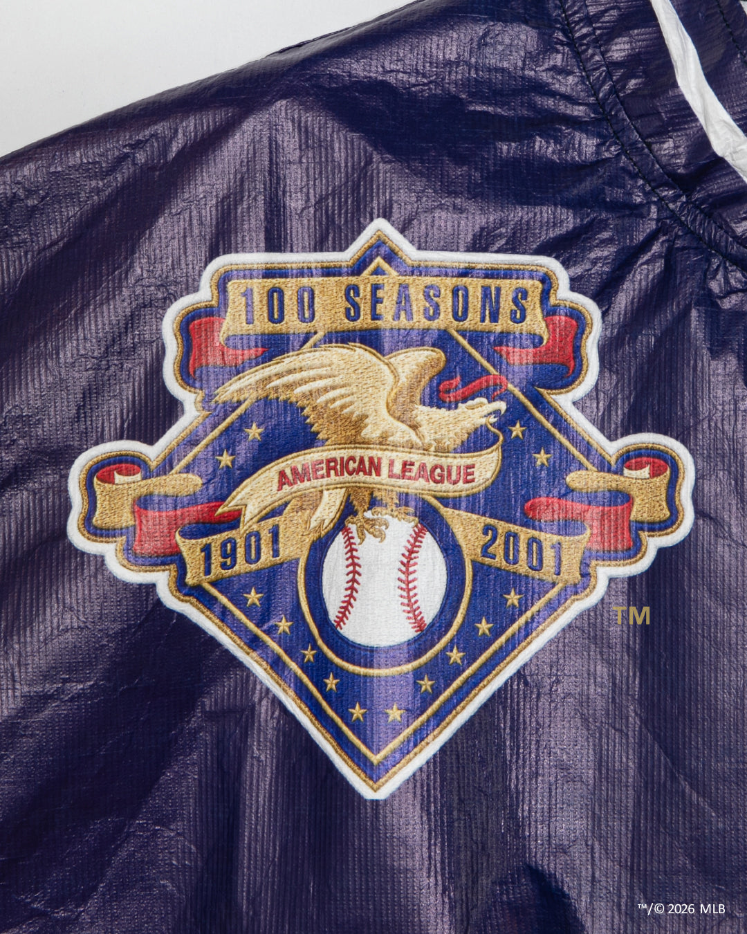 "NY Yankees" Tyvek Stadium Jacket / ML2620601Y