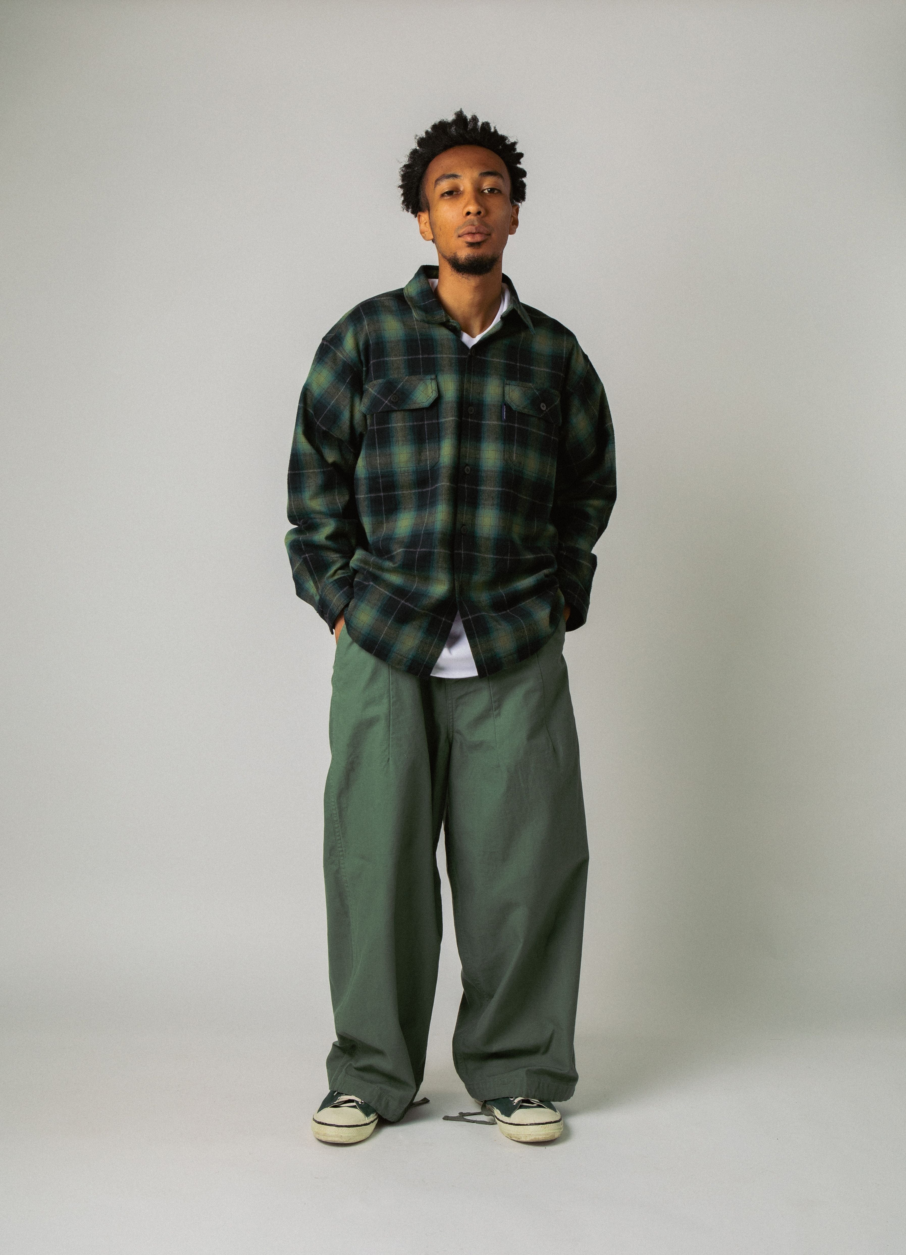 Shaggy Check Nel Shirt  / 2420205