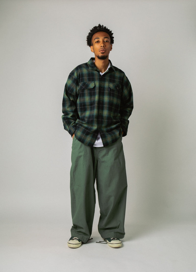 Wide Military Pants [Olive] / 2420803