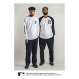 "Detroit Tigers" L/S Raglan T-shirt [Navy/White] / ML2321101D