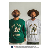 "Oakland Athletics" Crew Sweat [Ash] / ML2320401O