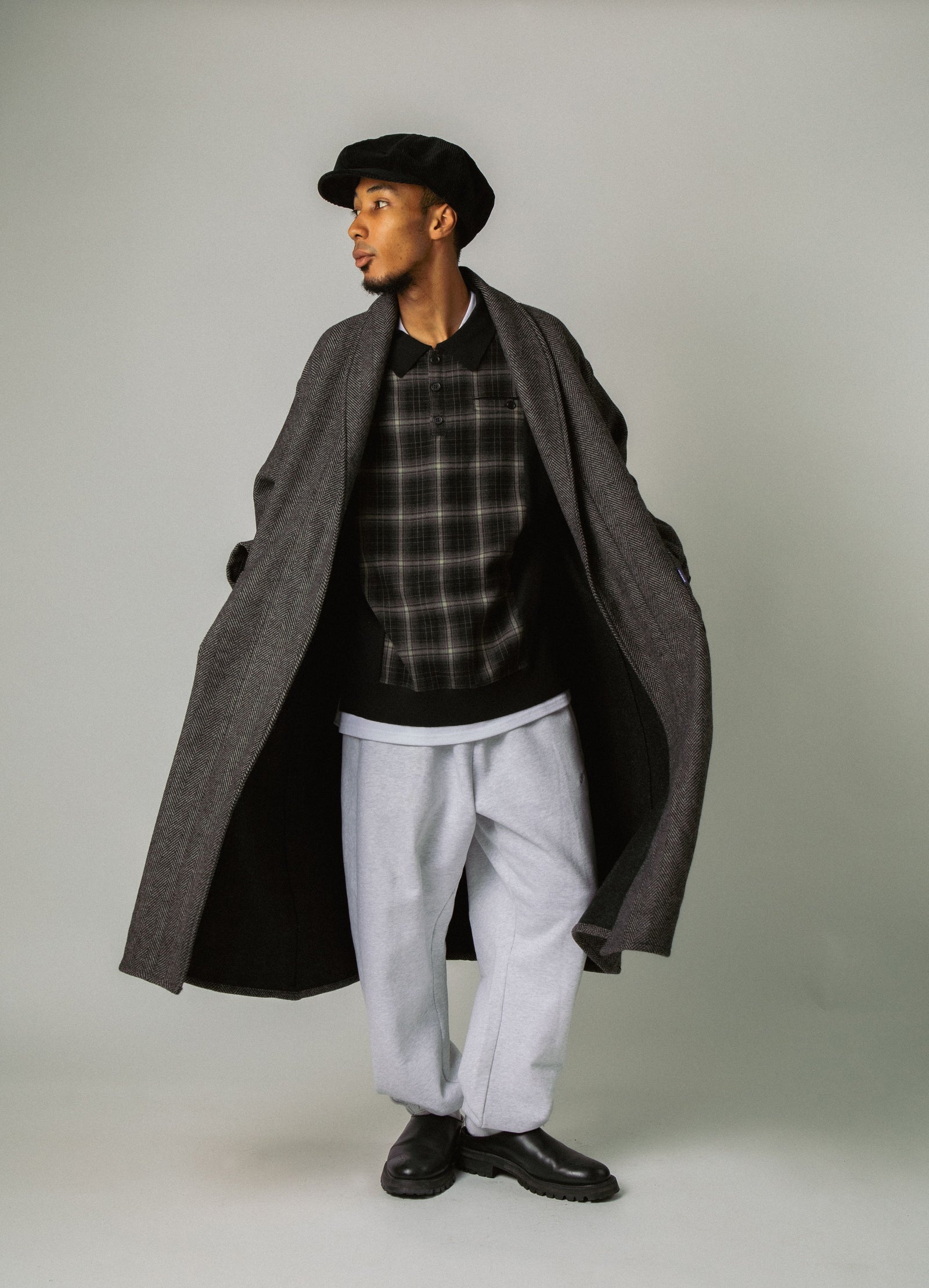 APPLEBUM ガウンコート コーデュロイ　サイズＬ APPLEBUM ガウンコート コーデュロイサイズL