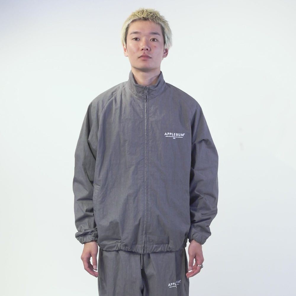 Dyed Cotton Nylon Track Jacket [Charcoal] / 2310602 – APPLEBUM