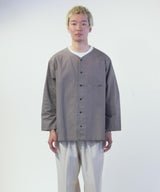 "鯉口" L/S Shirt [Gray] / 2310213