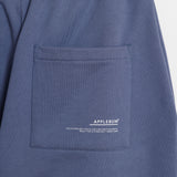 Center Pleats Sweat Pants [Blue Gray] / 2310811