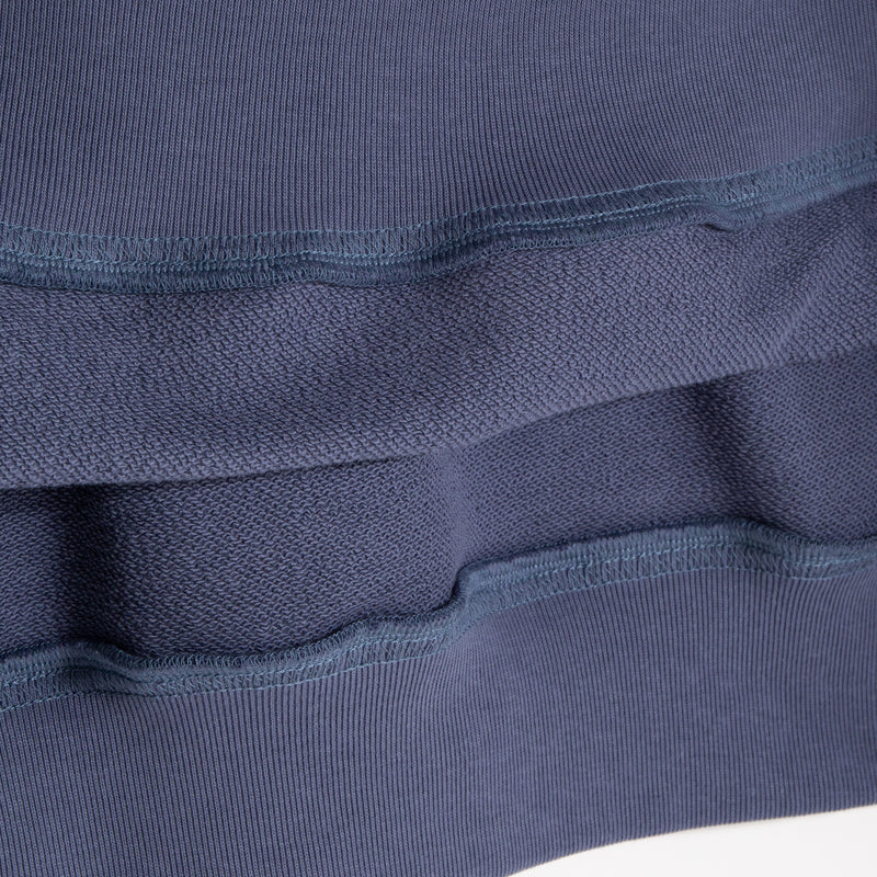 Solid Color Half Zip Sweat [Blue Gray] / 2310406
