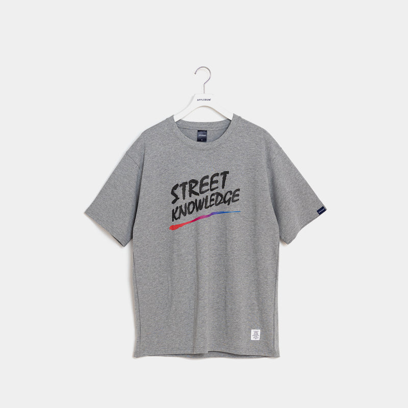 "Street Knowledge" T-shirt [H.Gray] / 2311107