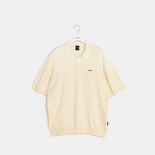 Knit Polo Shirt [Beige] / 2310111