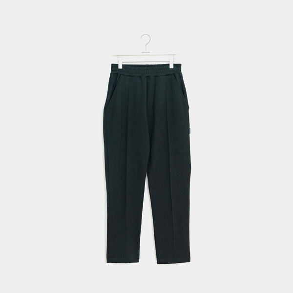 Center Pleats Sweat Pants [Dark Green] / 2310811
