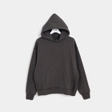Solid Color Sweat Parka [Charcoal] / 2310403