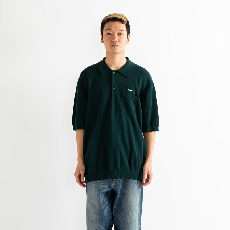 Knit Polo Shirt [Green] / 2310111