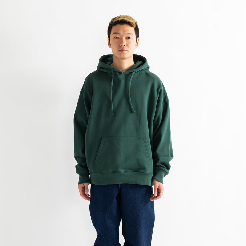 Solid Color Sweat Parka [Green] / 2310403