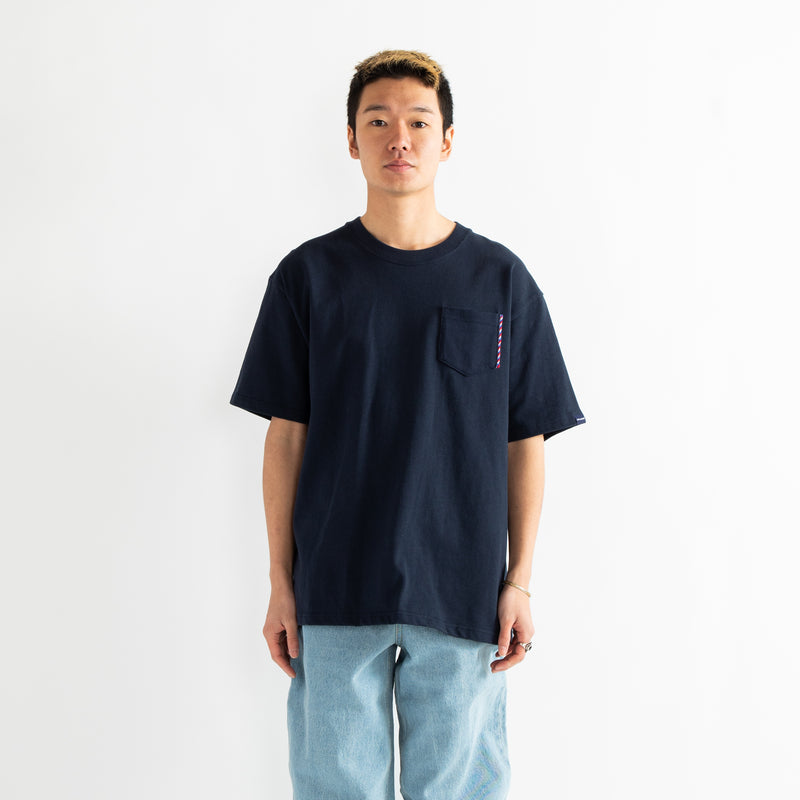 Tricolore Pocket T-shirt [Navy] / 2311115