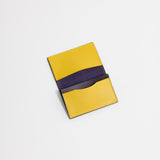 Leather Card Case [Purple/Yellow] / 2311007