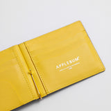 Leather Money Clip Wallet [Purple/Yellow] / 2311006