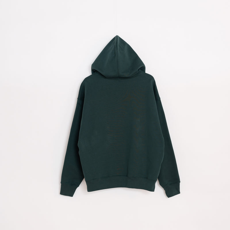 Solid Color Sweat Parka [Green] / 2310403