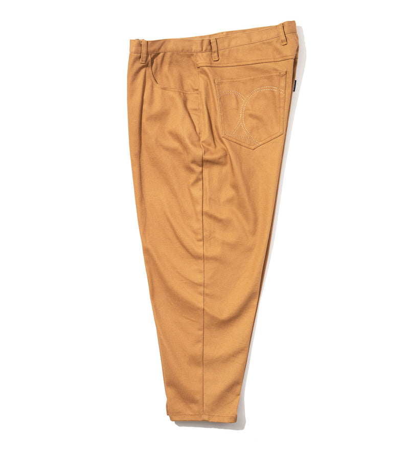 Loose Color Tapered Pants [Brown] / 2220808 – APPLEBUM