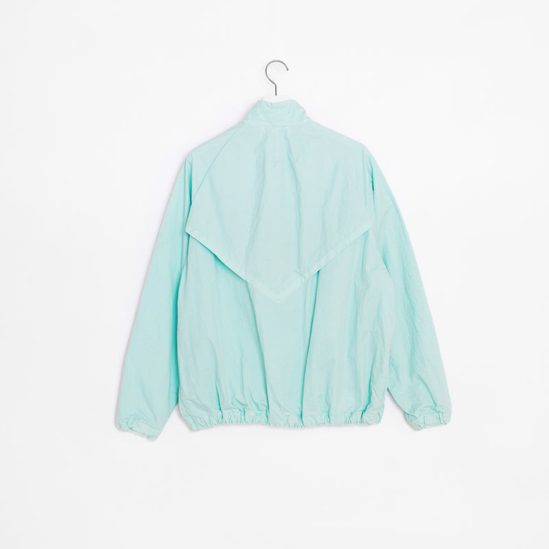 Dyed Cotton Nylon Track Jacket [Turquoise] / 2310602