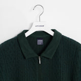 Zip Polo Shirt [Green] / 2310106