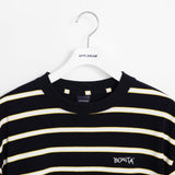 "Bonita" Border T-shirt [Black] / 2311128