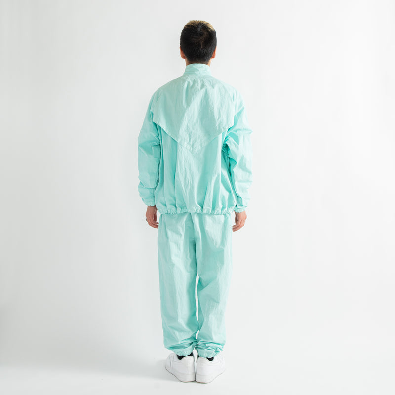 Dyed Cotton Nylon Track Pants [Turquoise] / 2310813