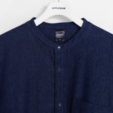 Denim Bicolor L/S Shirt [Navy/Blue] / 2310214