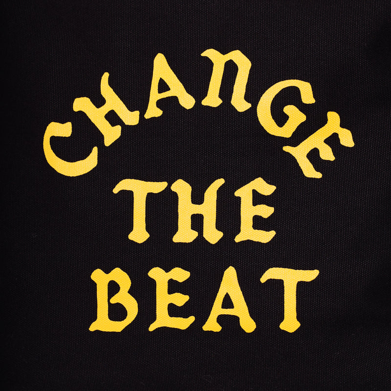 “Change The Beat” Canvas Totebag [Black] / 2311009