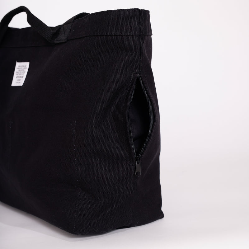 “Change The Beat” Canvas Totebag [Black] / 2311009