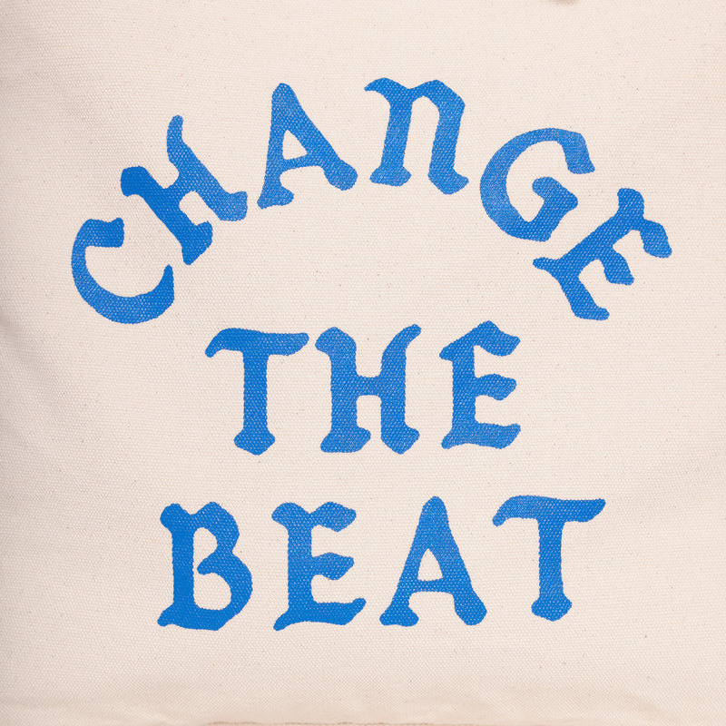 “Change The Beat” Canvas Totebag [Natural] / 2311009